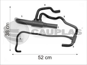 Mangueira inferior palio/siena/strada 1.0 1.3 2003