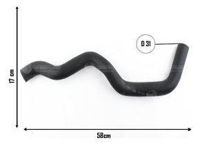 Mangueira inferior ranger 2.5 16v 2012 em diante duratec