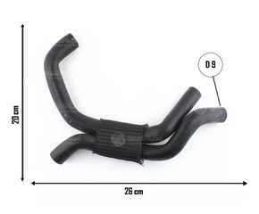 Mangueira radiador oleo a3/golf/bora/jetta 2000 em diante