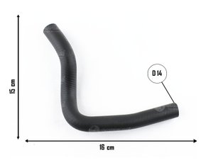 Mangueira radiador oleo ducato/boxer/jumper 1997 a 2009