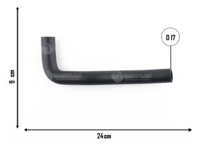 Mangueira tubo d agua monza/kadett 1989 a 2001 alcool