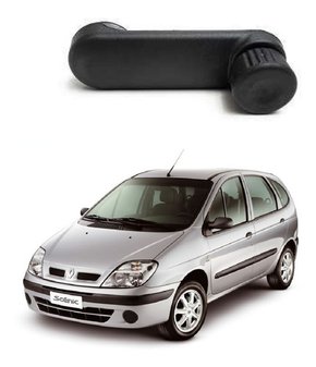 Manivela reguladora vidro scenic 1999/2010 clio 2000 a 2012