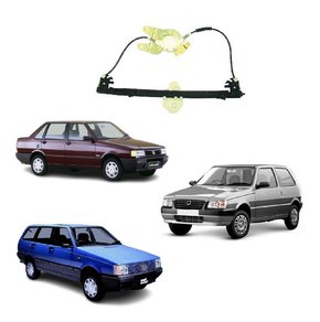 Maquina vidro elet s/motor esq uno 2p 1985 a 2001 2002 2003