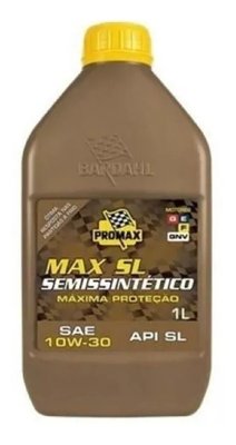 Oleo 10w30 max sl api sl semi sintetico