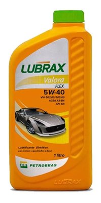 Oleo lubrificante 5w40 valora api sn sintetico