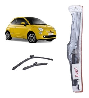 Palheta limpador diant fiat 500 2009 2010 2011 2012 esq+dir