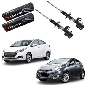 Par amortecedor dianteiro hb20 hatch hb20s sedan 2012 a 2019