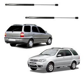 Par amortecedor porta malas tampa tr palio weekend 1997/2007