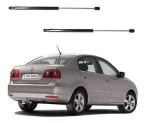 Par amortecedor porta malas tampa tras. polo sedan 2006 2007