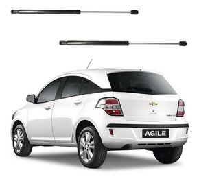 Par amortecedor tampa porta mala agile 2009 2010 11 12 13 14