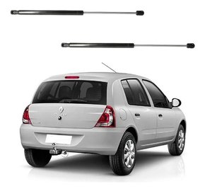 Par amortecedor tampa porta malas clio hatch 2000 01 02 a 16