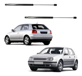 Par amortecedor tampa traseira p.mala golf audi a3 2000/2005