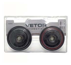 Par de buzina paquerinha bi bi dupla 12v universal vto135