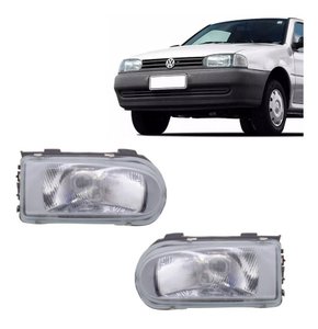 Par farol orgus gol bola g2 95 96 97 98 99 vidro mod cibie