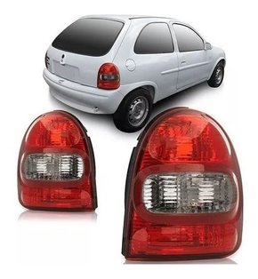 Par lanterna corsa hatch 2 portas 2000 2001 2002 bolha acrilico ht wind 2p