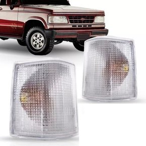 Par lanterna dianteira pisca d20 93 94 95 96 cristal acrilico ht