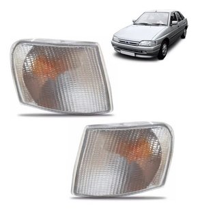 Par lanterna dianteira pisca escort europeu 93 94 95 96 cristal acrilico ht