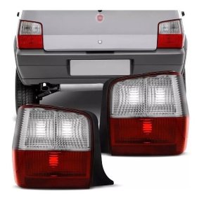 Par lanterna fiat uno 2005 2006 2007 2008 2009 2010 ht acrilico bicolor ré cristal