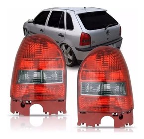 Par lanterna gol g3 99 00 2001 2002 2003 2004 fumê acrilico