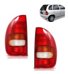 Par lanterna pick-up corsa e hatch 4 portas 96 97 98 99 4p