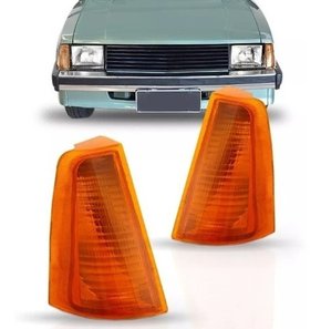 Par lanterna pisca chevette 85 86 87 88 89 90 91 92 mod arteb acrilico ht ambar