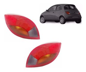 Par lanterna traseira ford ka 97 98 99 2000 2001 ré fume ht