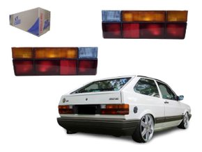 Par lanterna traseira gol quadrado 87 89 90 91 92 93 94 jcv