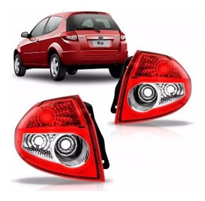 Par lanterna traseira ka 2008 2009 2010 2011 12 ht bicolor