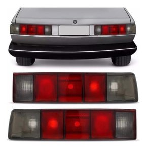 Par lanterna traseira santana 85 86 87 88 89 90 fume jcv