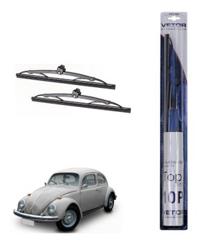 Par palheta limpador 10 pol parafuso fusca 69 71 72 73 74 75