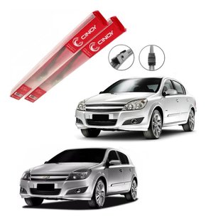 Par palheta limpador dianteira vectra hatch sedan 2009 2010