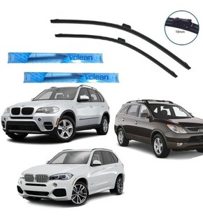 Par palheta limpador parabrisa vera cruz 2008/2010 2011 2012