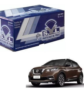 Pastilha de freio jg dianteiro nissan kicks 1.6 16v 2017 18