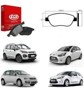 Pastilha freio dianteira aircross 1.6 16v 2010 11 12 a 2016