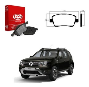 Pastilha freio dianteira duster 1.6 16v 2017 2018 2019