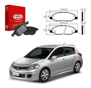 Pastilha freio dianteira nissan tiida 2010 2011 2012 2013