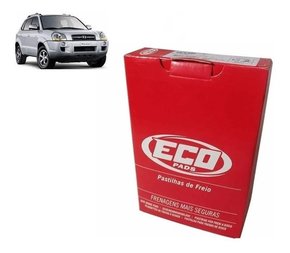 Pastilha freio jg dianteiro tucson 2.0 2.7 2005 a 2009 2010