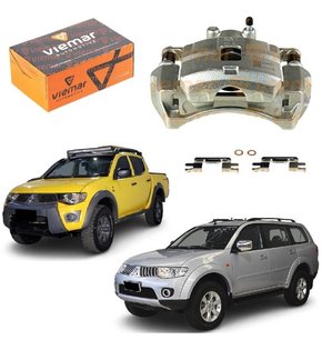 Pinça freio dianteira direita l200 triton 2008 a 2017 2018