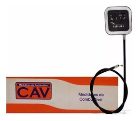 Relógio indicador combustível fusca 1300l 75 76 aro cromado