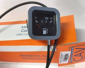 Relógio indicador combustível fusca 1300l 77 79 81 82 cinza