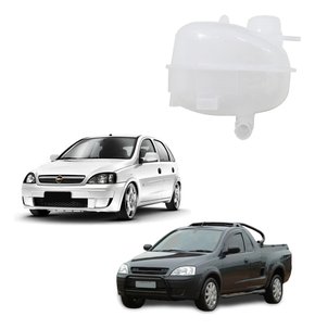 Reservatorio agua radiador 2 saidas corsa maxx sem ar condic