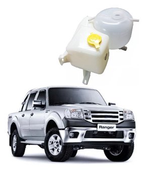 Reservatorio agua radiador 3 saidas ranger 3.0 2007 até 2012