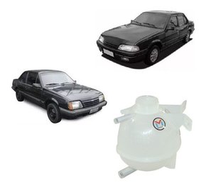 Reservatorio agua radiador monza 84 a 96 sem ar cond 2 saida