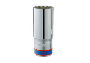 Soquete estriado longo 1/2 27 mm