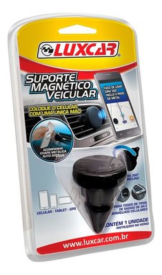 Suporte veicular celular magnético saída de ar 360 º luxcar
