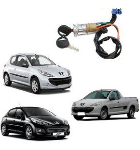 Trava coluna direção chave/comutador peugeot 207 2008/2014