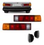 2 lanterna santana 85 86 a 90 tricolor + piscas cristal jcv