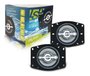 Alto falante 4x6 polegada 140w rms par quadraxial leson auto
