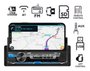 Auto radio som carro bluetooth 2usb controle suporte celular