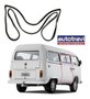 Borracha porta corredica central kombi 1997 a 2011 autotravi